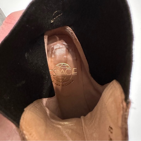 Robert Clergerie Espace Belted Toe Cap Leather Booties 8.5 - Picture 6 of 7